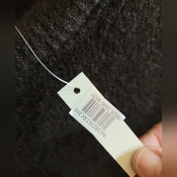 NWT Madewell Fulton Puff Neck Trim Pullover In Heather Raisin XS Wool Alpaca - Picture 5 of 6